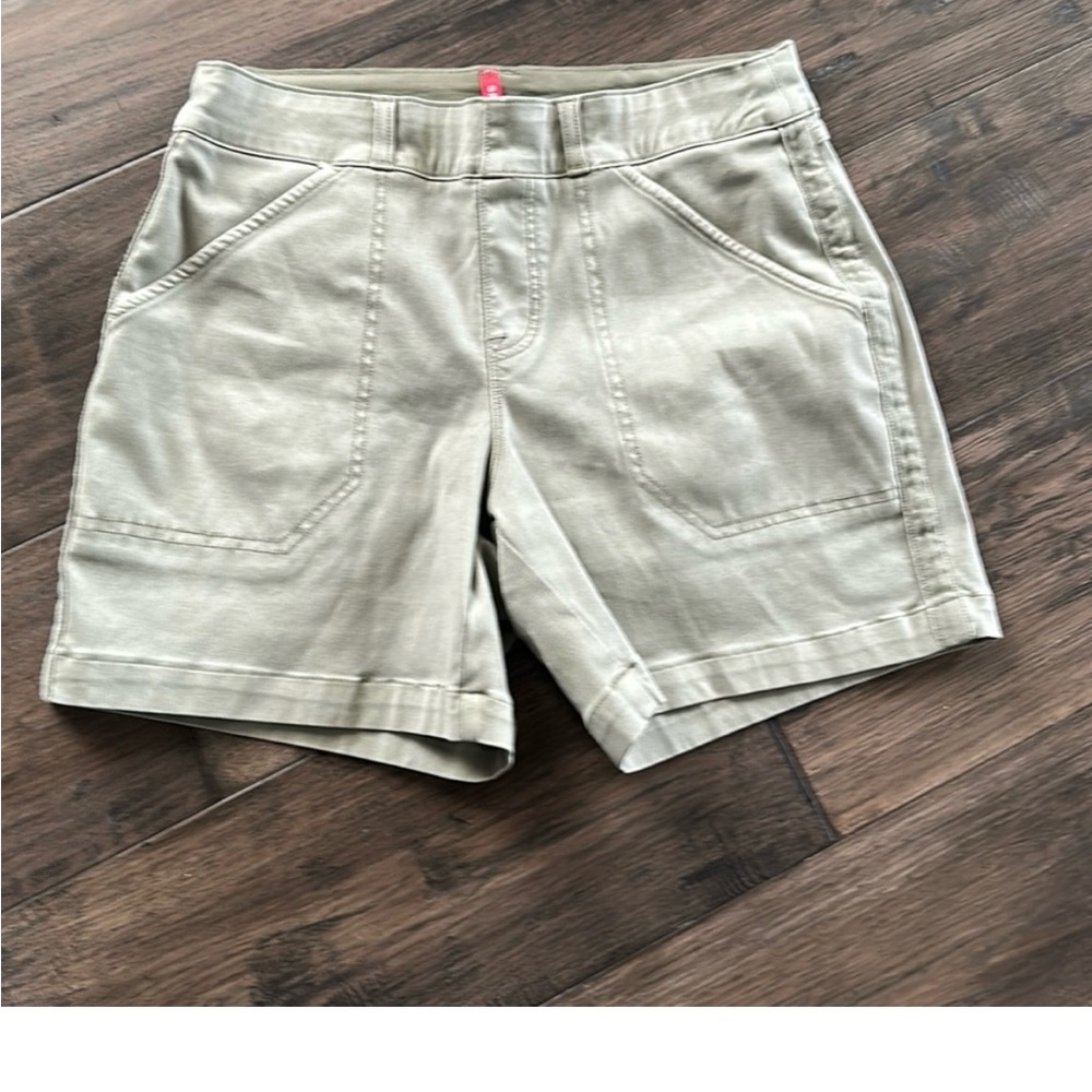 Spanx Stretch Twill Shorts, 6"